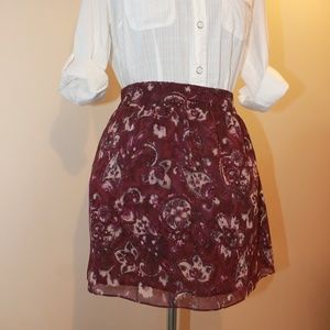 Beautiful burgundy Aerie Skirt